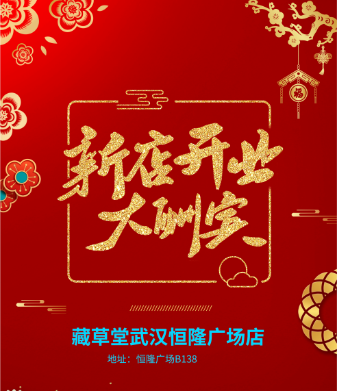 武汉恒隆广场藏草堂新店开业